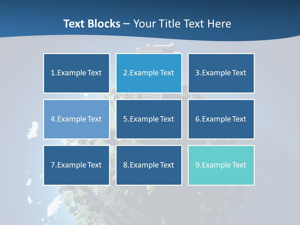 Sky Tree Space PowerPoint Template