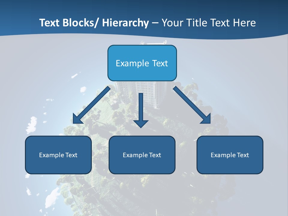 Sky Tree Space PowerPoint Template