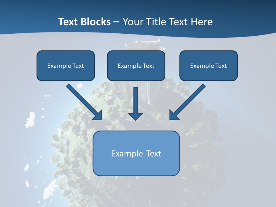 Sky Tree Space PowerPoint Template