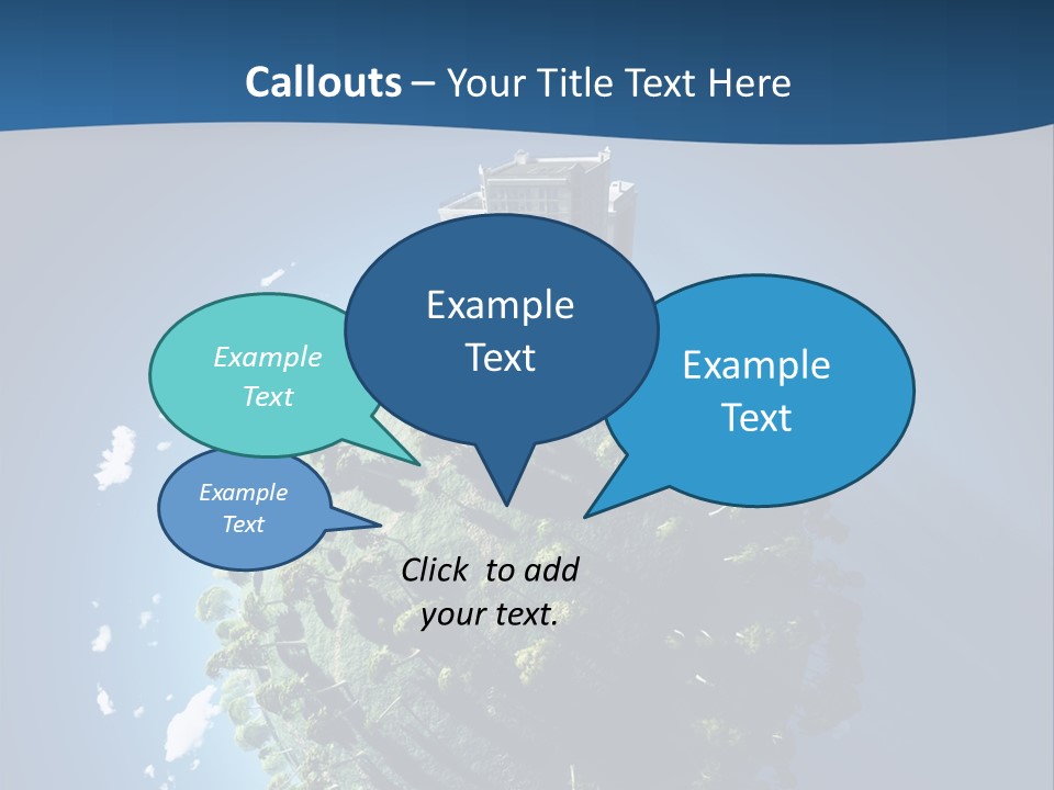 Sky Tree Space PowerPoint Template