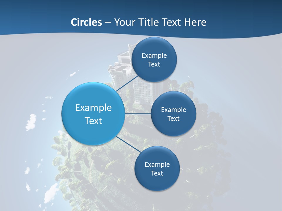 Sky Tree Space PowerPoint Template