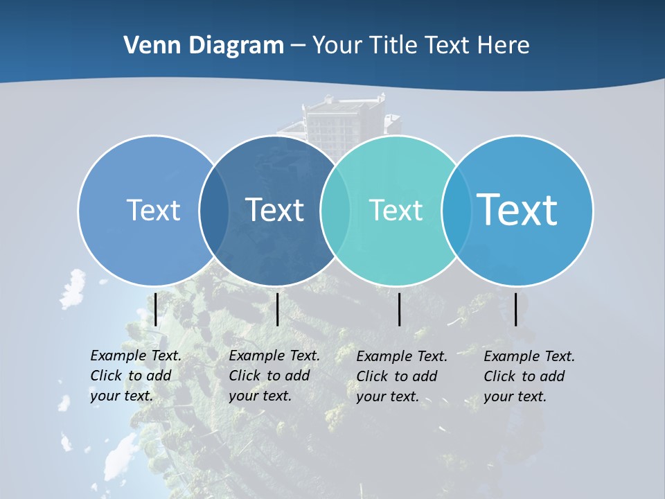 Sky Tree Space PowerPoint Template