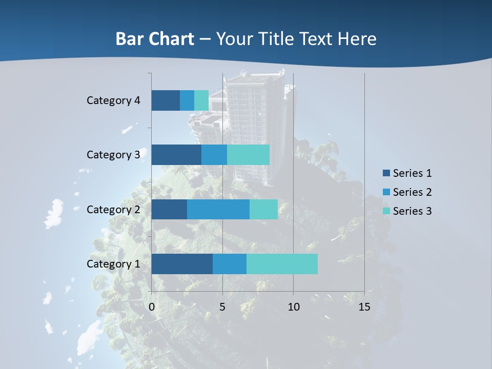 Sky Tree Space PowerPoint Template