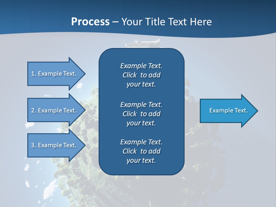 Sky Tree Space PowerPoint Template