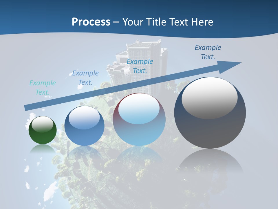 Sky Tree Space PowerPoint Template