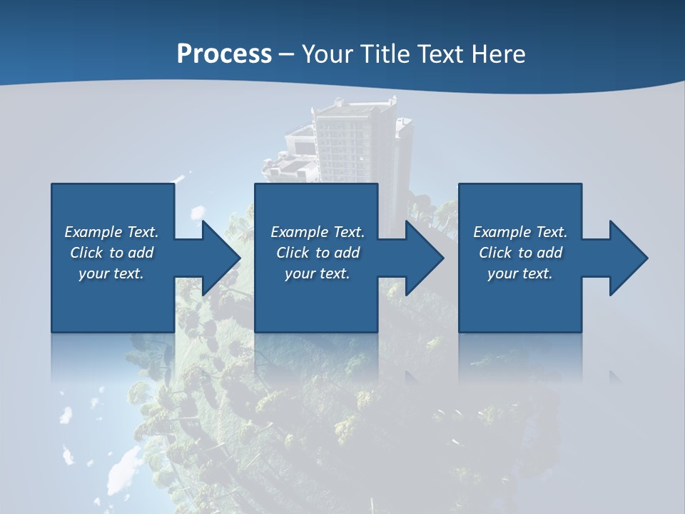 Sky Tree Space PowerPoint Template