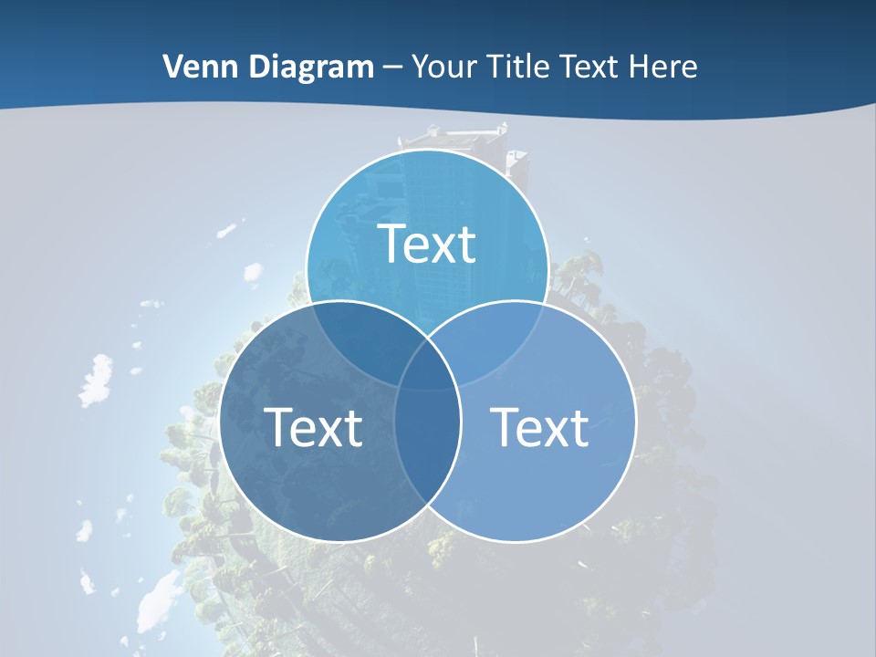 Sky Tree Space PowerPoint Template