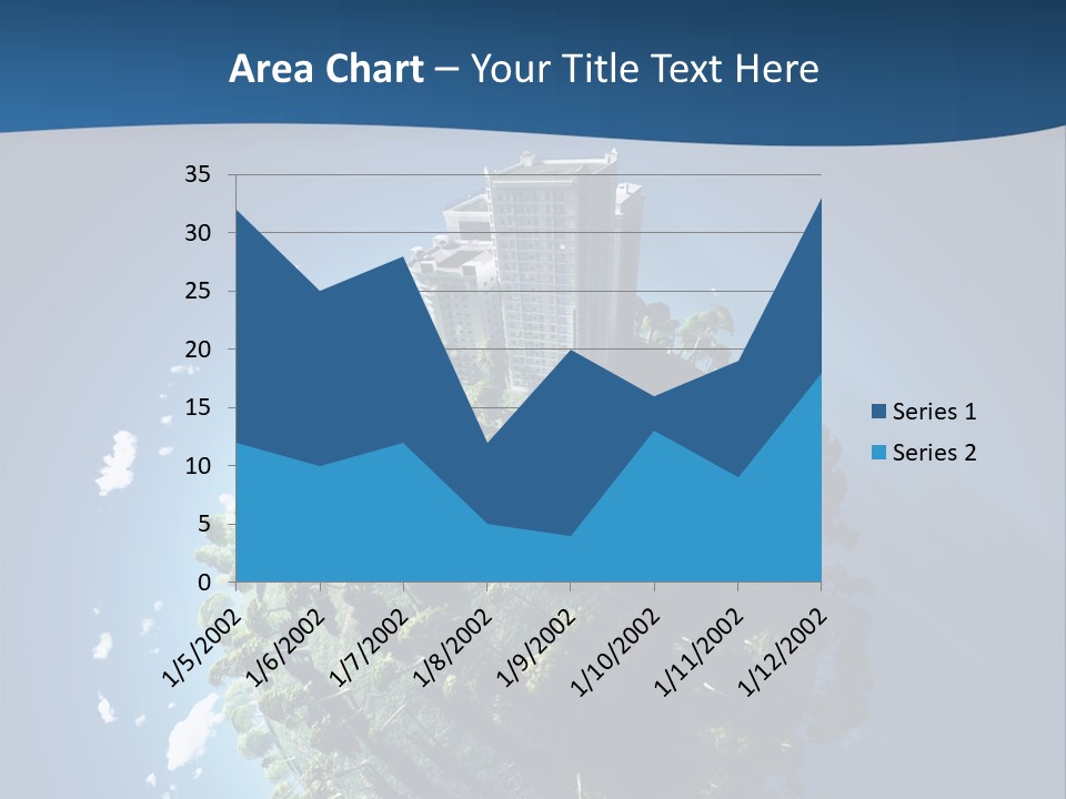 Sky Tree Space PowerPoint Template