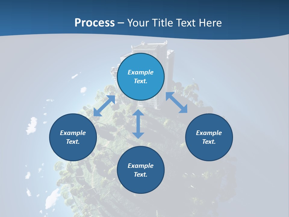 Sky Tree Space PowerPoint Template