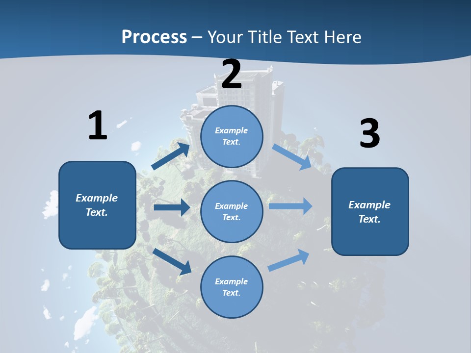Sky Tree Space PowerPoint Template