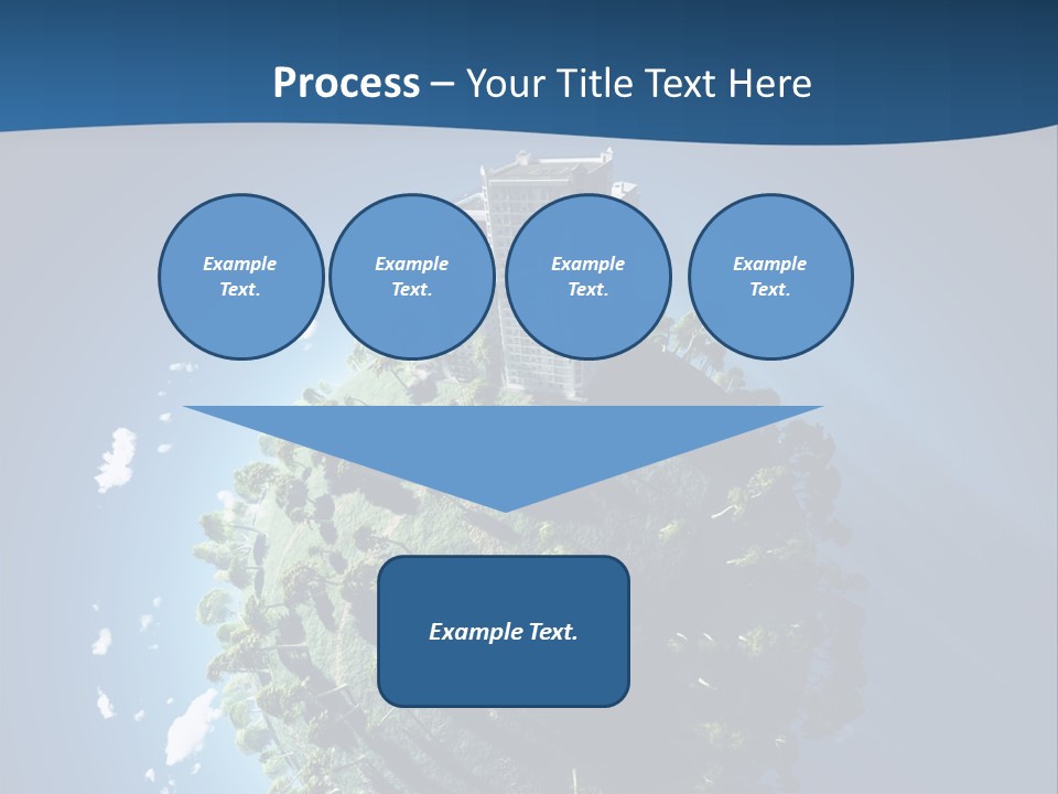 Sky Tree Space PowerPoint Template