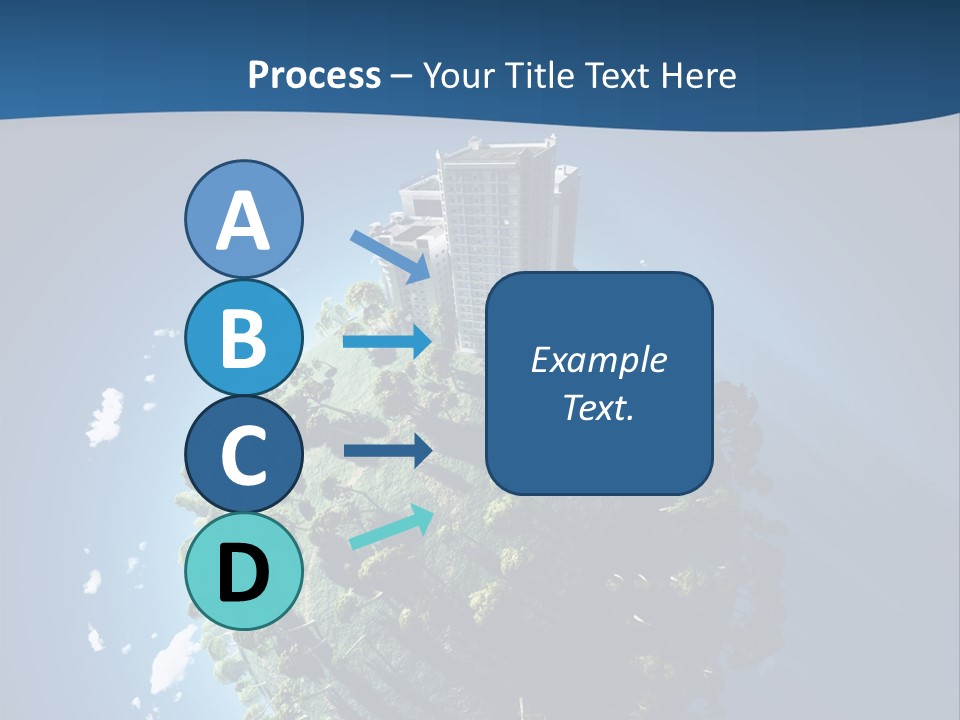 Sky Tree Space PowerPoint Template