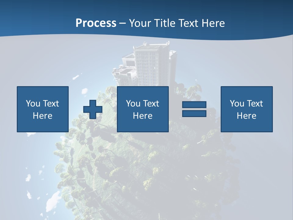 Sky Tree Space PowerPoint Template