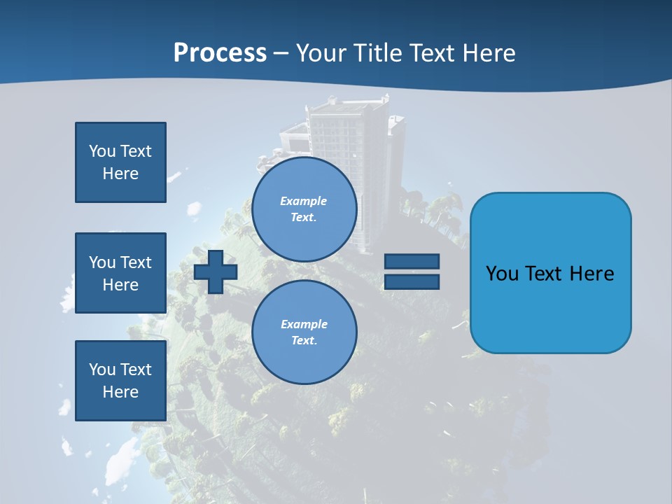 Sky Tree Space PowerPoint Template