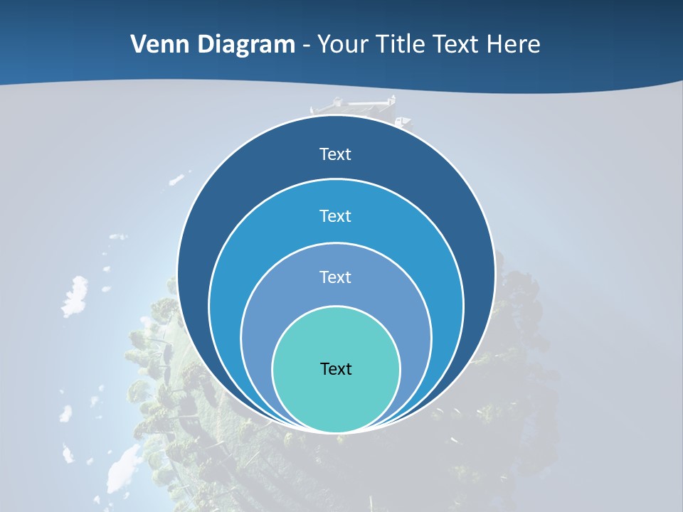 Sky Tree Space PowerPoint Template