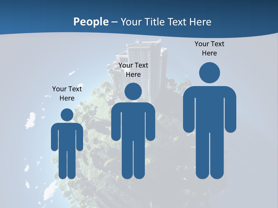 Sky Tree Space PowerPoint Template