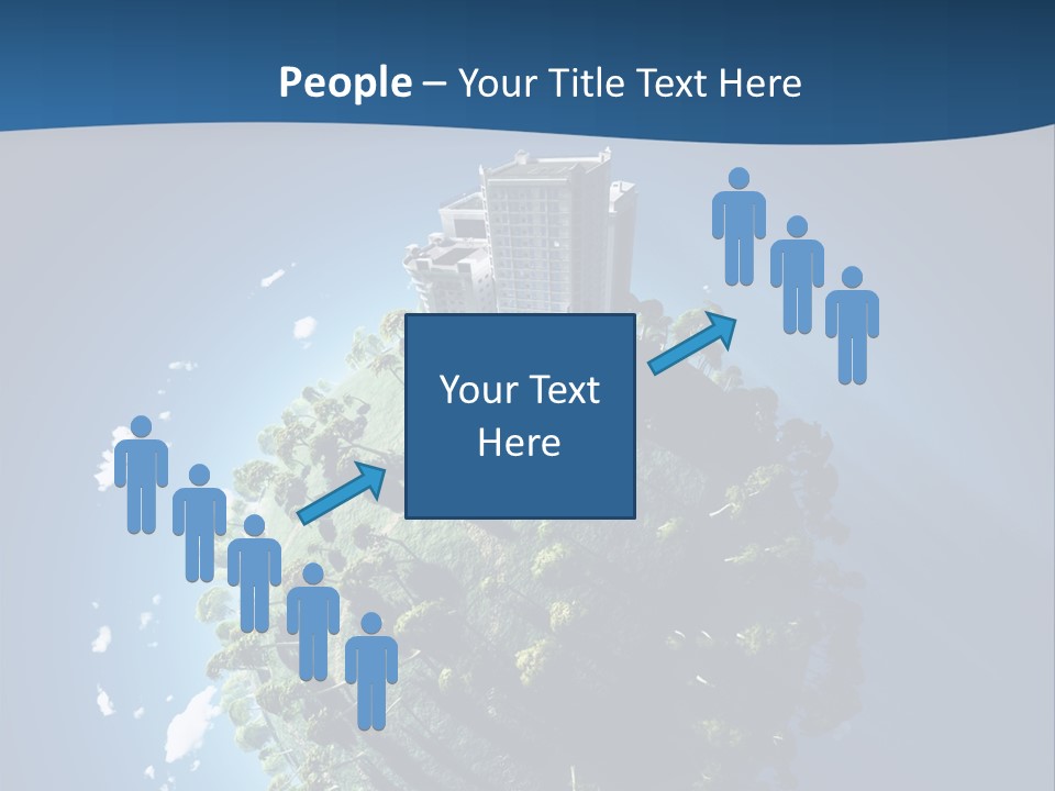 Sky Tree Space PowerPoint Template