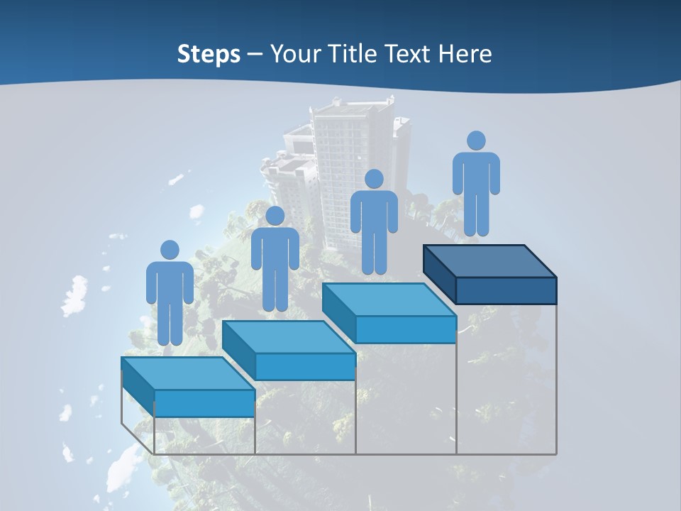 Sky Tree Space PowerPoint Template