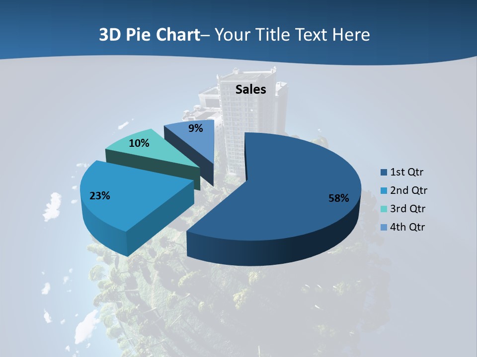 Sky Tree Space PowerPoint Template