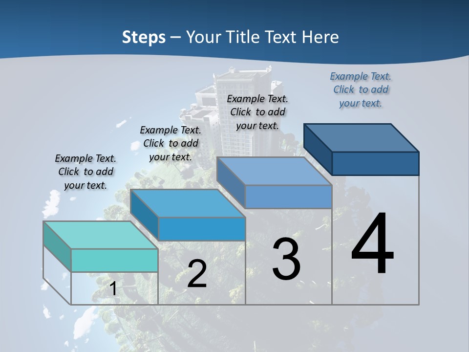 Sky Tree Space PowerPoint Template