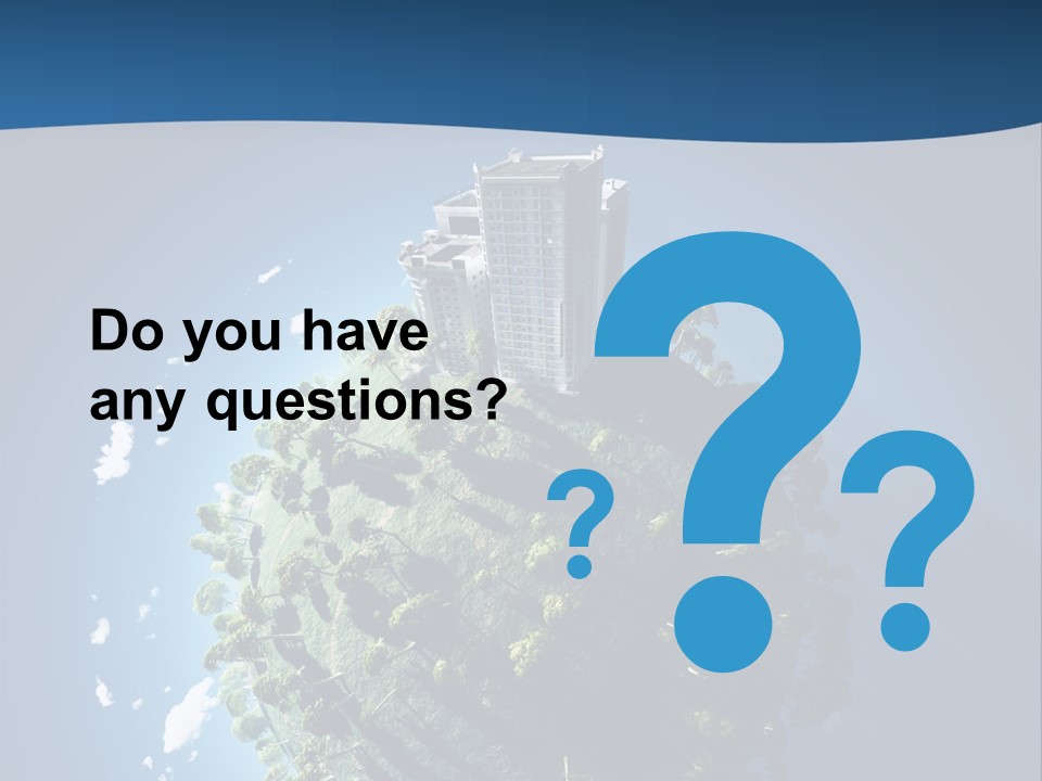 Sky Tree Space PowerPoint Template