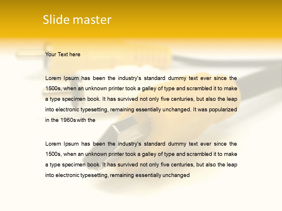 Isolated Innovation Silver PowerPoint Template