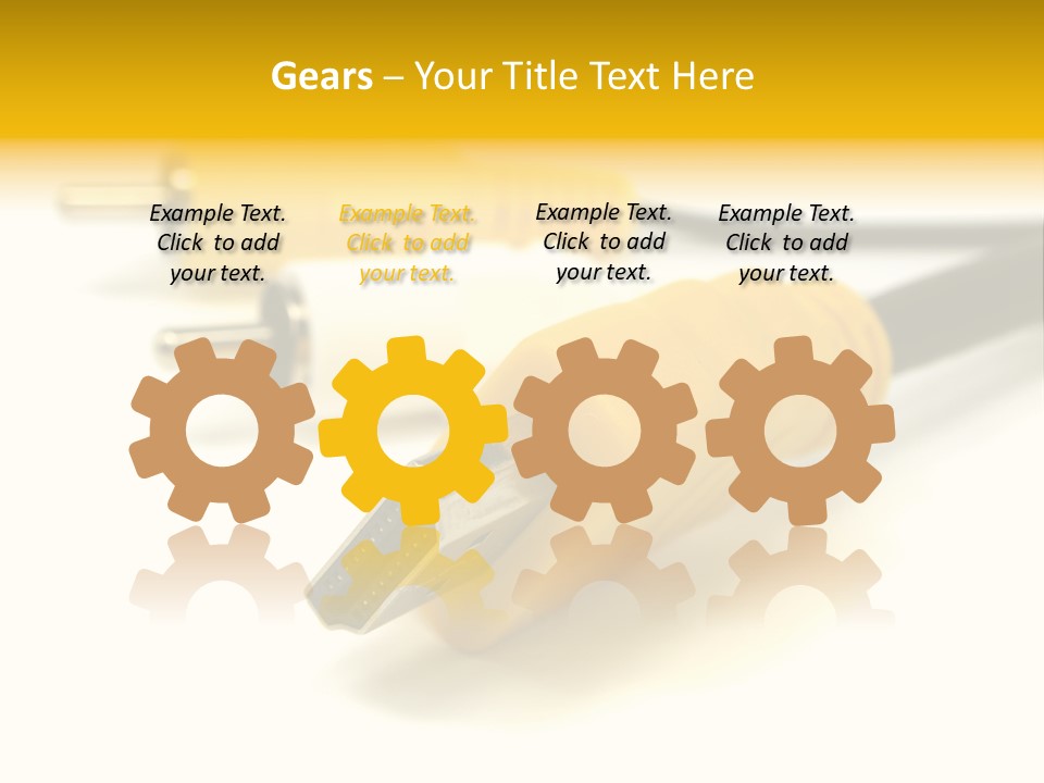 Isolated Innovation Silver PowerPoint Template