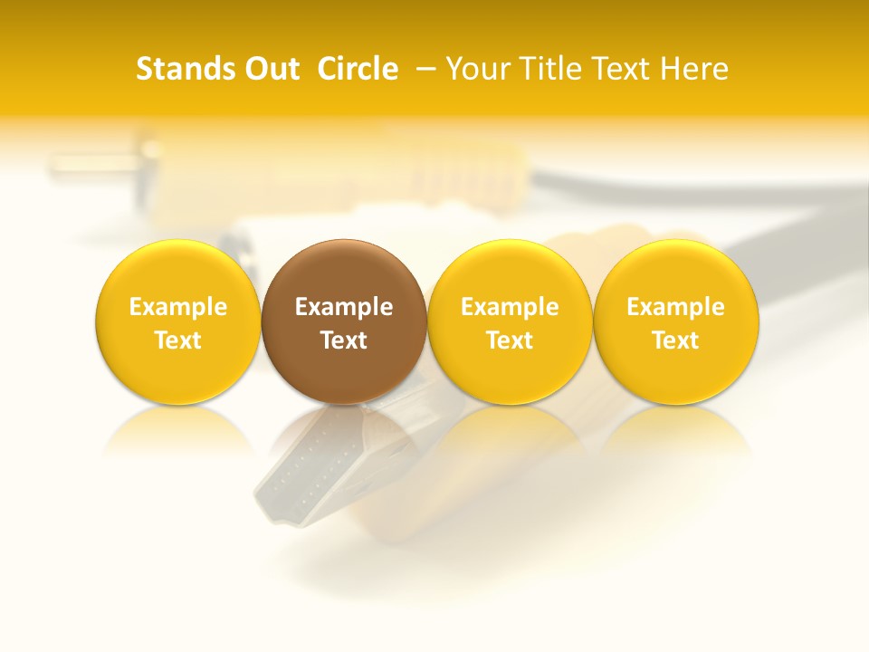 Isolated Innovation Silver PowerPoint Template