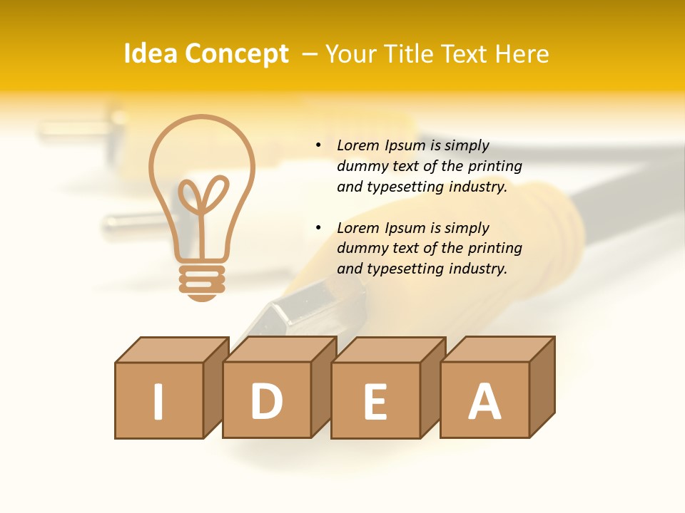 Isolated Innovation Silver PowerPoint Template