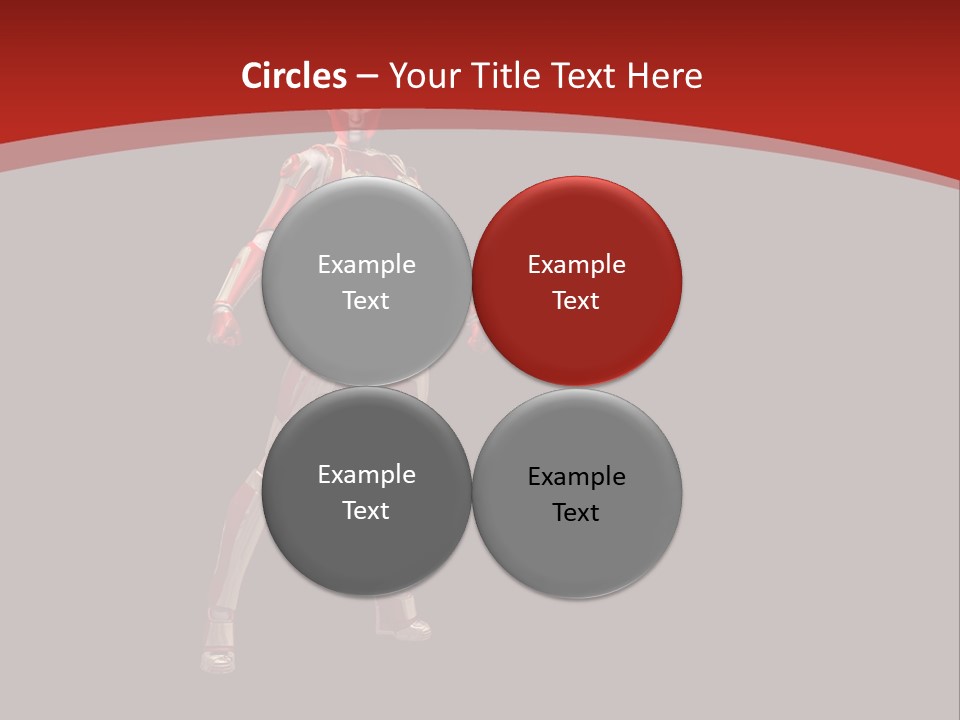 Scifi Render Girl PowerPoint Template