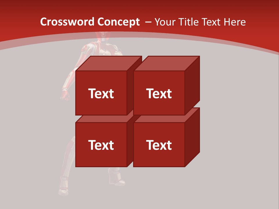 Scifi Render Girl PowerPoint Template