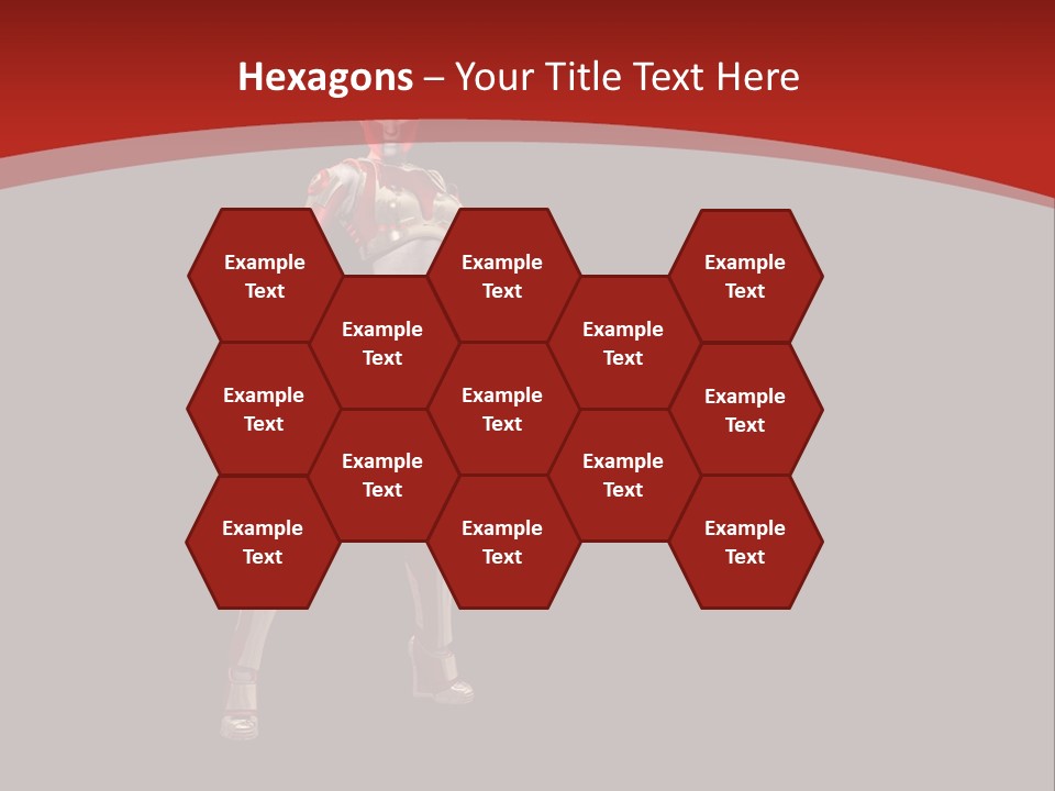 Scifi Render Girl PowerPoint Template