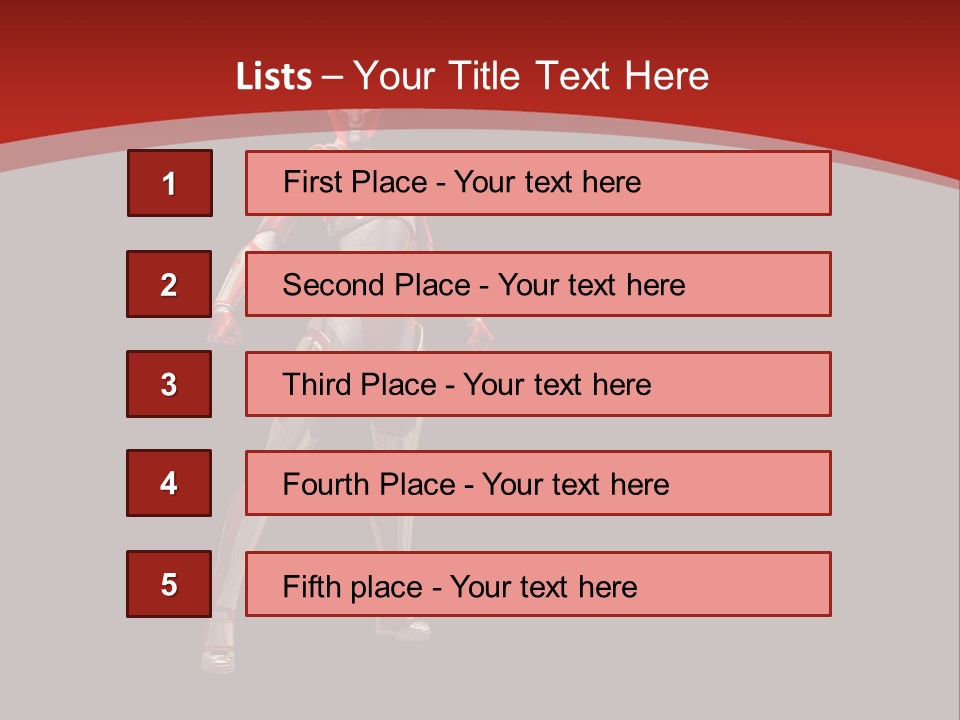 Scifi Render Girl PowerPoint Template
