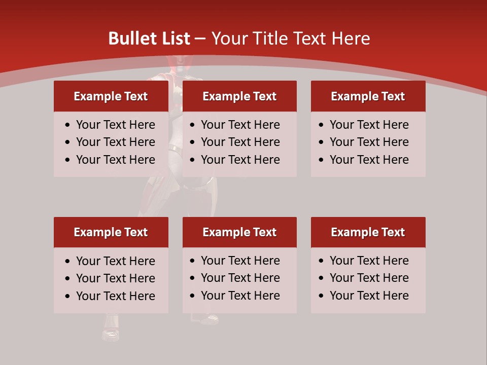 Scifi Render Girl PowerPoint Template