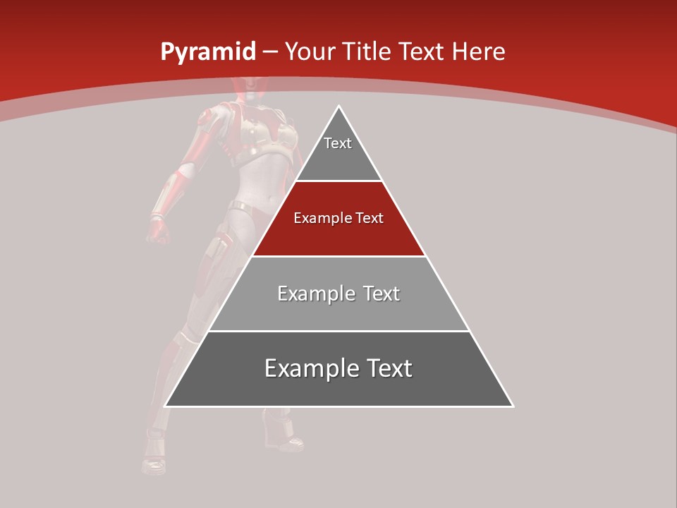 Scifi Render Girl PowerPoint Template