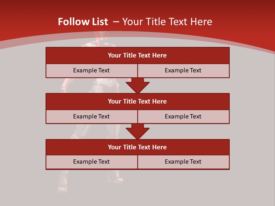 Scifi Render Girl PowerPoint Template
