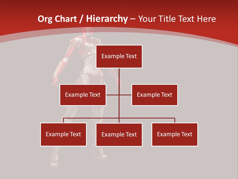 Scifi Render Girl PowerPoint Template