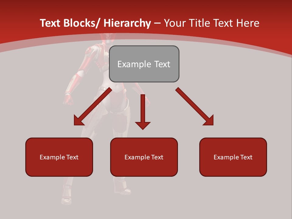 Scifi Render Girl PowerPoint Template