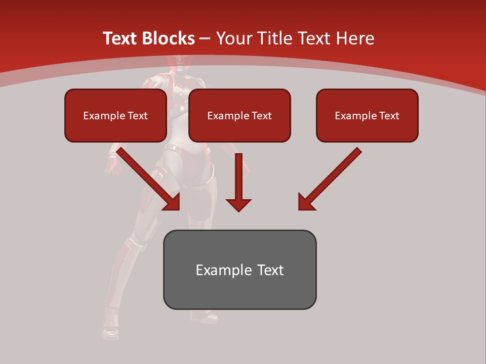 Scifi Render Girl PowerPoint Template