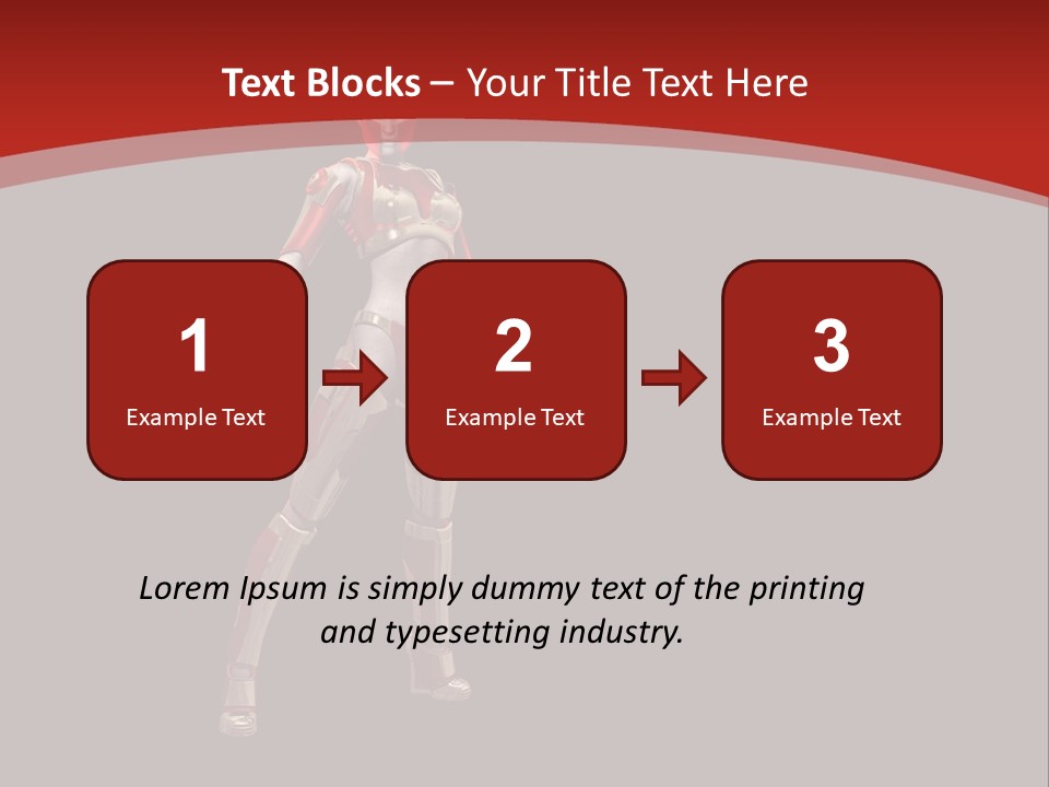 Scifi Render Girl PowerPoint Template