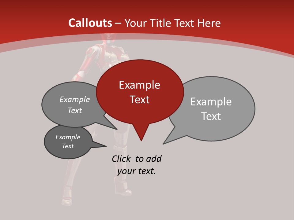 Scifi Render Girl PowerPoint Template