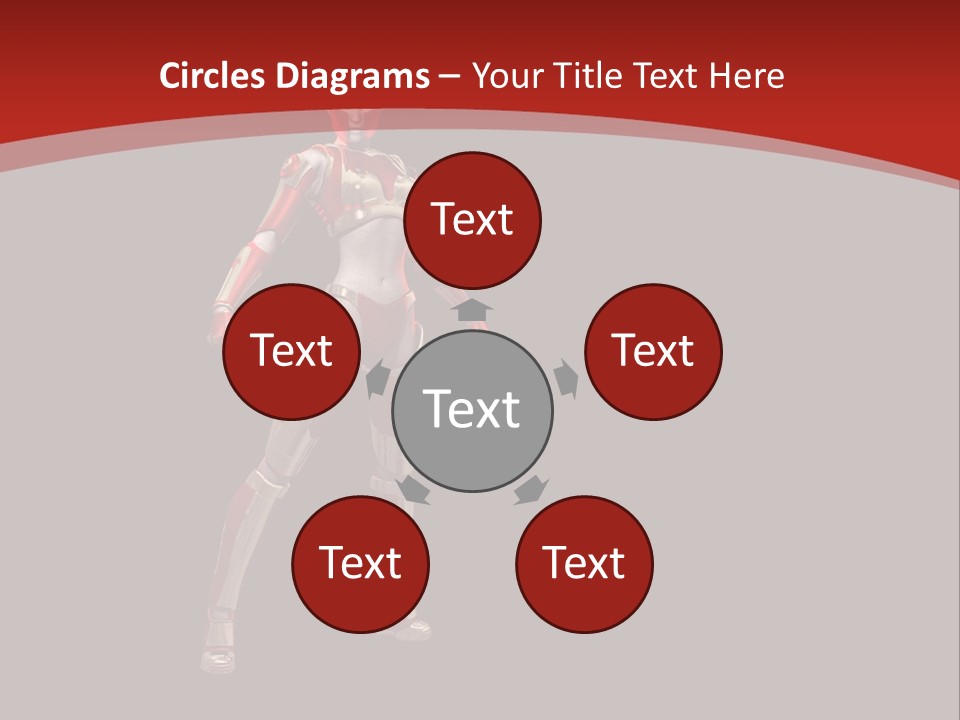 Scifi Render Girl PowerPoint Template