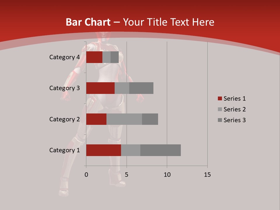 Scifi Render Girl PowerPoint Template