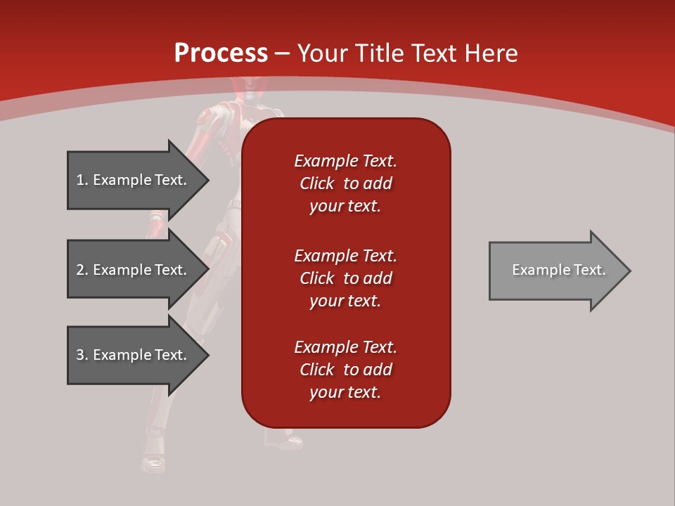 Scifi Render Girl PowerPoint Template