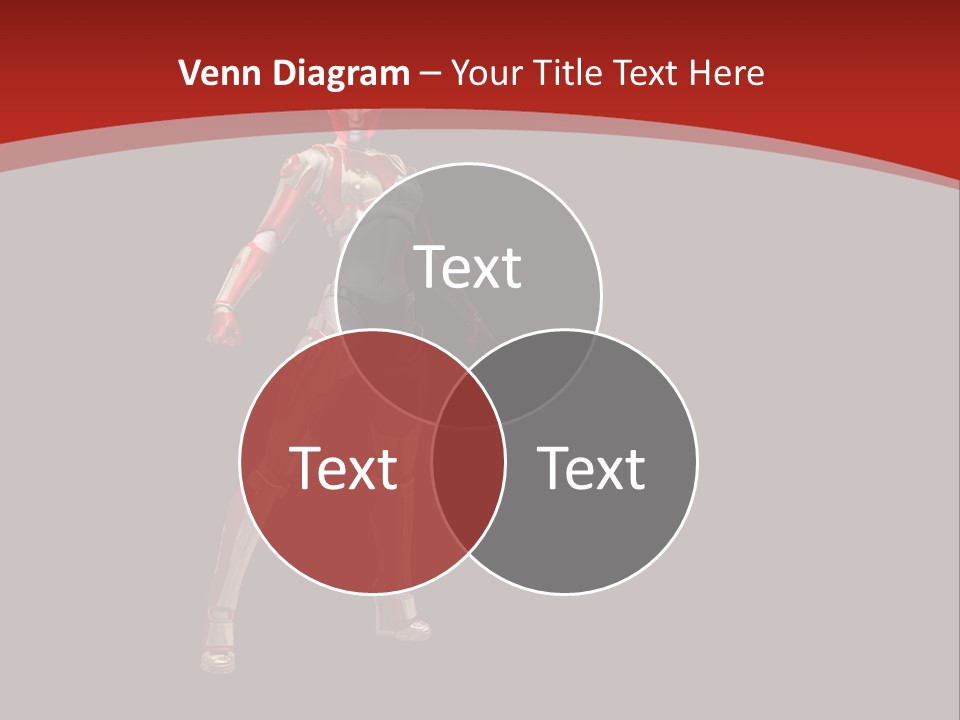 Scifi Render Girl PowerPoint Template