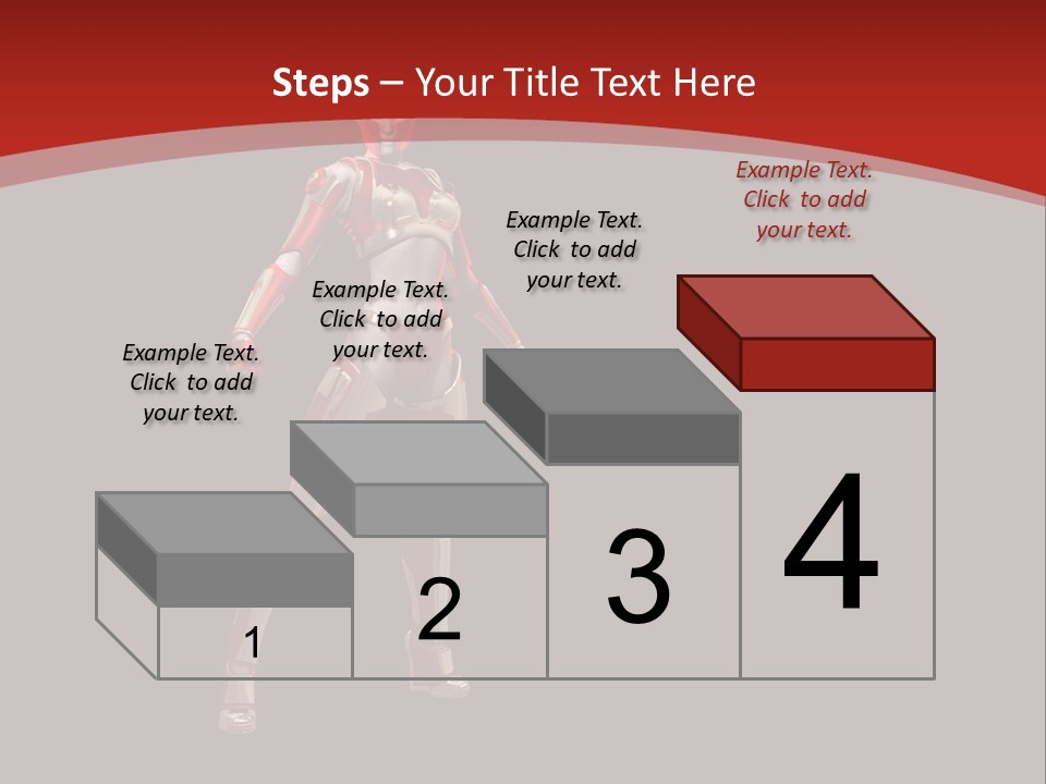 Scifi Render Girl PowerPoint Template