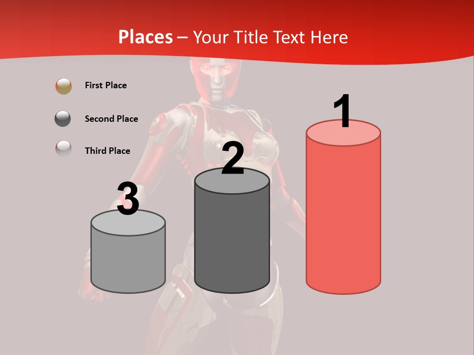 Face Weapon Render PowerPoint Template