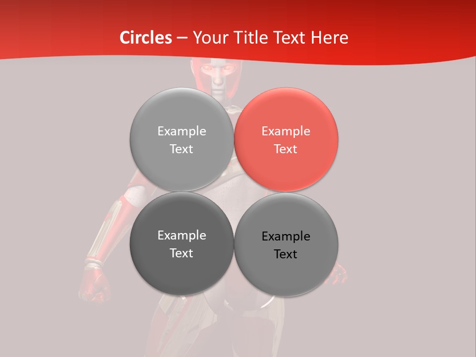 Face Weapon Render PowerPoint Template