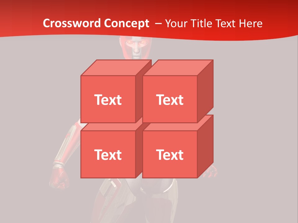 Face Weapon Render PowerPoint Template