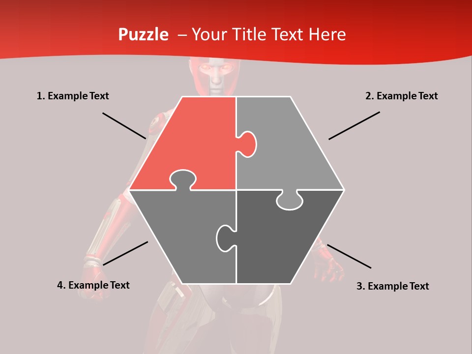 Face Weapon Render PowerPoint Template